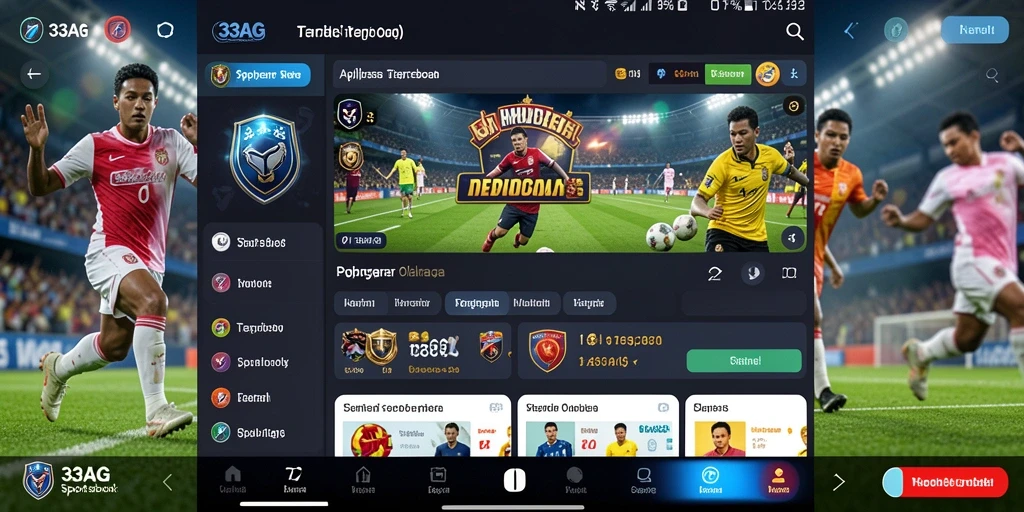Tampilan gameplay Sportsbook yang menarik dan interaktif.