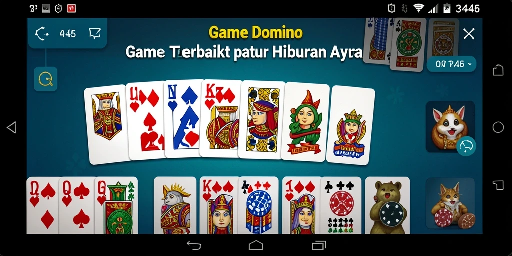 Screenshot gameplay Domino dari 3446 yang mengasyikkan.