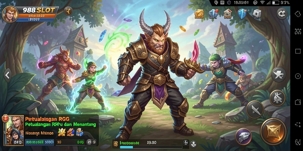 Tampilan gameplay RPG 988SLOT yang menarik dan penuh aksi.