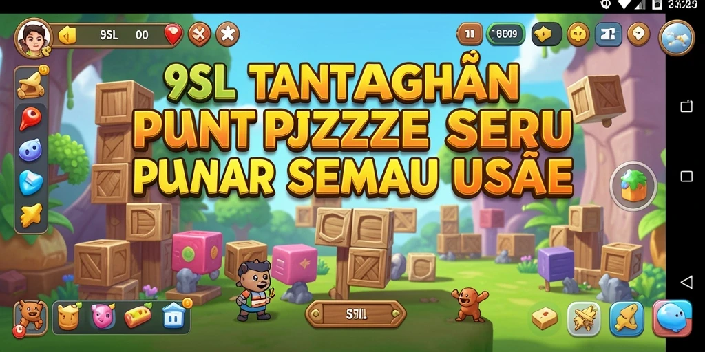 Screenshot menunjukkan gameplay menantang dari 9SL.