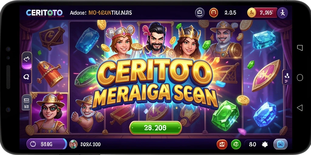 Gameplay seru saat memutar gulungan di CERITOTO dengan fitur menarik.