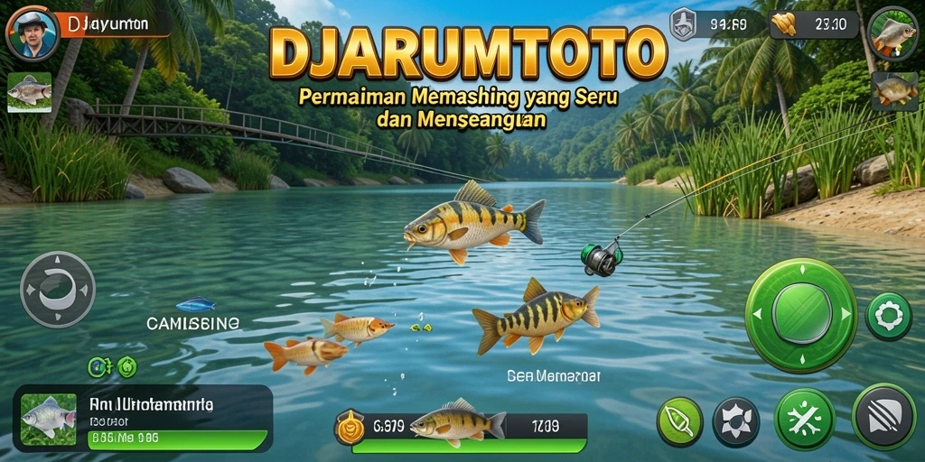 Tangkapan ikan di layar permainan DJARUMTOTO yang menakjubkan.