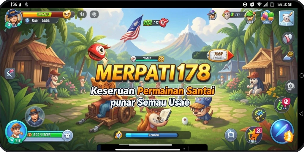 Tampilan gameplay menarik dari MERPATI178 yang menyenangkan.