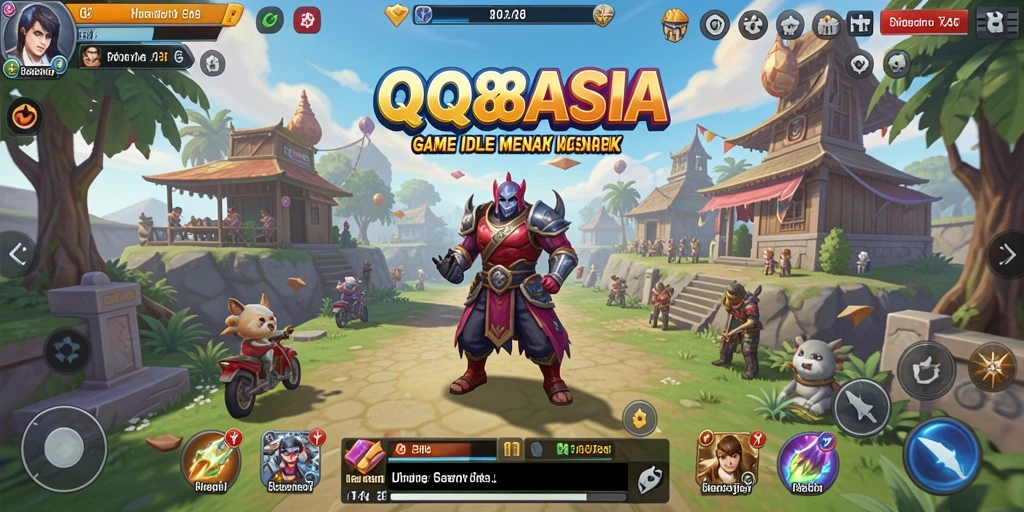 Gameplay QQ88ASIA yang seru dan santai.