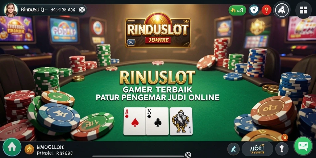 Screenshot RINDUSLOT menampilkan aksi poker yang intens dan seru.