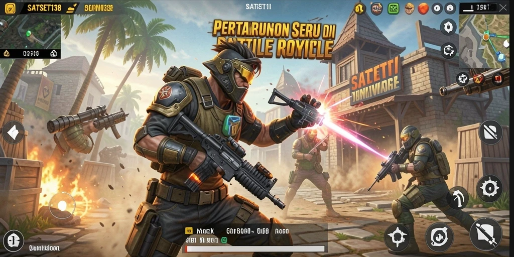 Gameplay seru di SATSET138 dengan aksi Battle Royale yang mendebarkan.