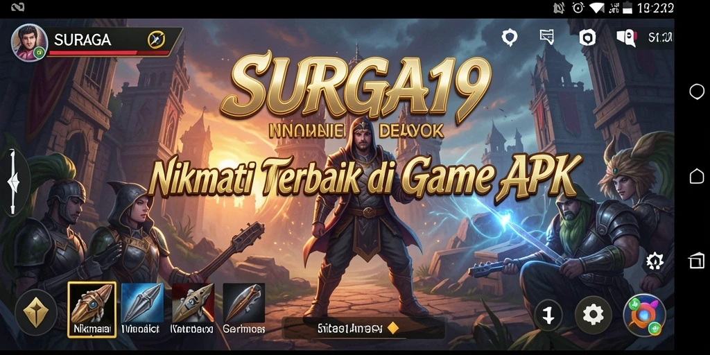 Screenshot SURGA19 menampilkan gameplay musik yang menyenangkan.