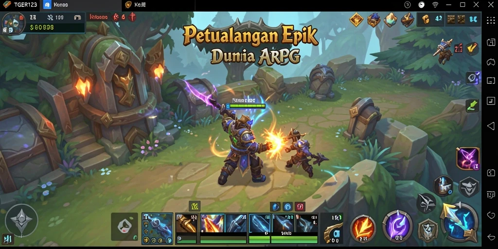 Gameplay menegangkan di dunia ARPG TGER123.