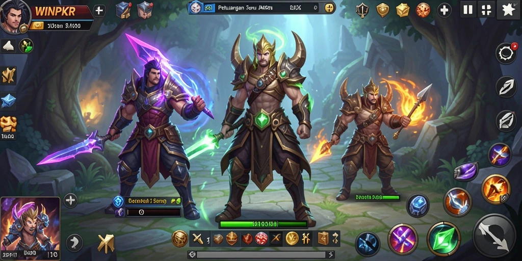 Screenshot gameplay ARPG yang mendebarkan dan grafis menawan.